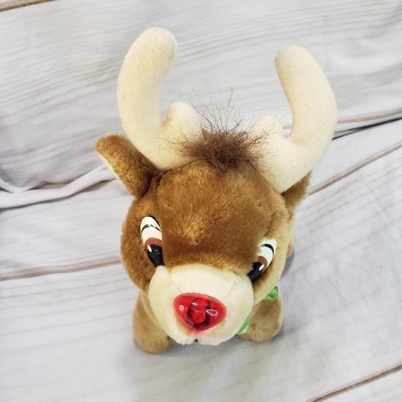 Applause Rudolph The Red Nosed Reindeer 8 Inch Plush Stuffed Animal Robert L May - Picture 2 of 9